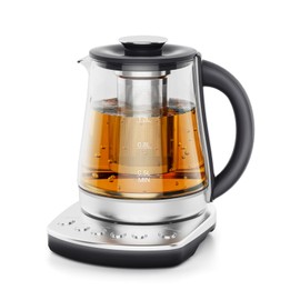 Electric Kettle With Infuser, 1.5L Electric Tea Kettle With Temperature Control, Glass Kettle & Hot Water Boiler,1200W Fast heating for Pour Over Coffee, Brew Tea, Easy to Clean G888B