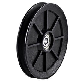 Haveratio Round Rope Pulley, Wire Rope Pulley, Nylon Roller for Ropes, DIY, Gym, Fitness Equipment, Cable Machine, Wire Rope Pulley Roll