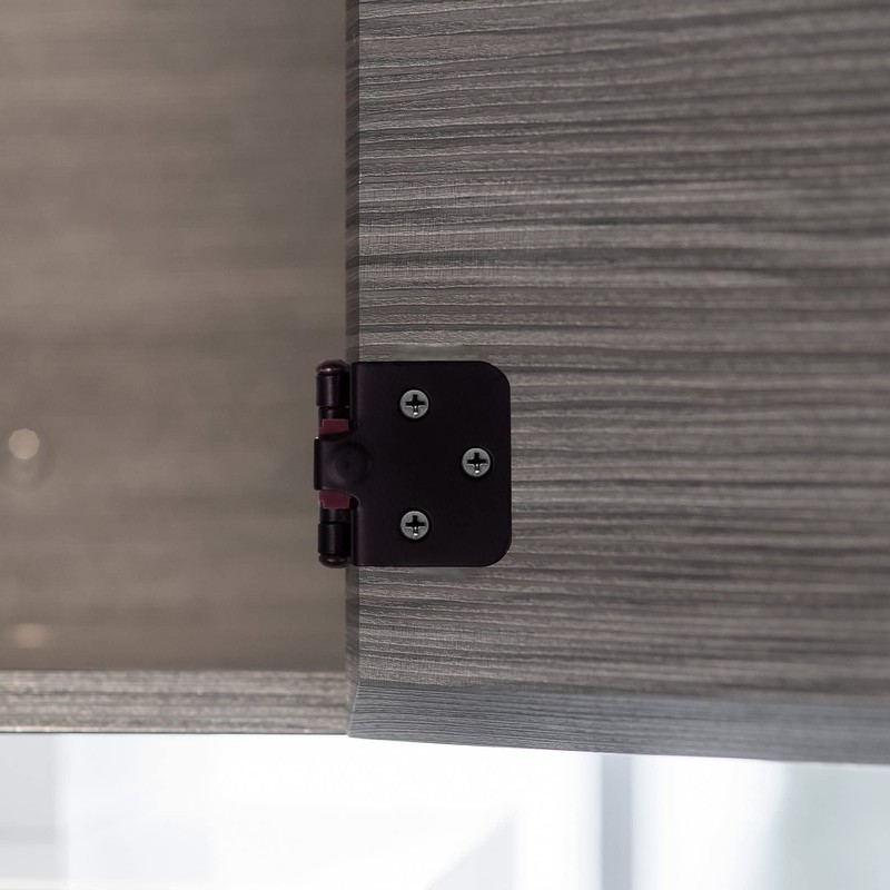 Design House 189670-MB Overlay Hinges for Kitchen Cabinets 20-Pack Matte