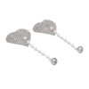 MOSSTYUS Rhinestone Women Nipple Pasties Covers Body Jewelry Chest Stickers
