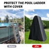 Fizentia Cover for Pool Ladder Above Ground,Outdoor Cover for Above