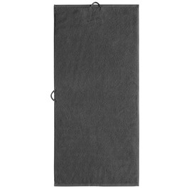 Erwin Müller Walk-Terry Towel Bathing Extra Absorbent, Quick Drying, Velvety Soft, Loops on Both Sides, Anthracite, Size 50 x 100 cm