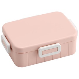 Skater YZFL7AG-A Women's Bento Box, 4-Point Lock, Antibacterial, 22.0 fl oz (650 ml), Dishwasher Safe, Leak Resistant, Made in Japan, Dull Pink