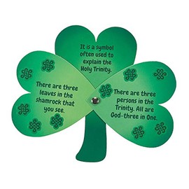 Trinity Shamrock Heart Ck - Crafts for Kids and Fun Home Activities