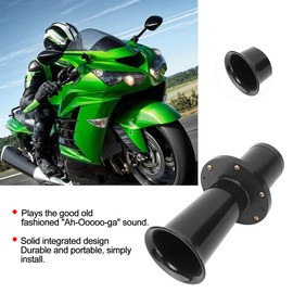 Vehicle Horn, Classic Vintage Style Horn Replacement Parts 110DB Black for Motorcycles Boats for Car Modification