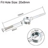 sourcing map 20mm Round Die Stock Handle Wrench Holder,for Metric