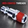 LEENKEA 5-Pack 1/4 Inch NPT Male Pneumatic Quick Connect Plugs