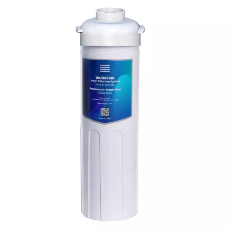 Drinkpod Replacement Water Filter for 20,000 Gallon Under Sink Filter