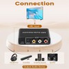 Buerjia ARC Audio Converter,192KHz/ARC to Optical/Coaxial/3.5mm Jack for TV/Projector/Speaker/Soundbar/Amplifier