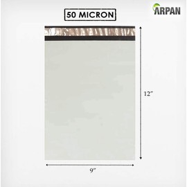 100 White Plastic Self Seal Mailing Bags 9x12 PM-W12x16