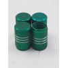 Unbranded Set of 8 Green Tire Valve Stem Caps For