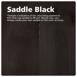 Rubio Monocoat DuroGrit Outdoor Wood Oil, Stain & Sealer - Saddle Black | 1 Layer, UV Protection for Deck, Fence & Furniture | 30 ml Sample