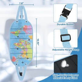 Airplane Foot Hammock,Ultimate Comfort Footrest for Plane Travel,Airplane Foot Rest,Travel Foot Hammock,Portable and Foldable Design for Travel Friendly Design