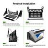 XIKOBY Universal Battery Mounting Tray, Battery Holder Bracket Compatible with