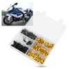Kit de Pernos de Carenado de Motocicleta, 198 Piezas Tornillos