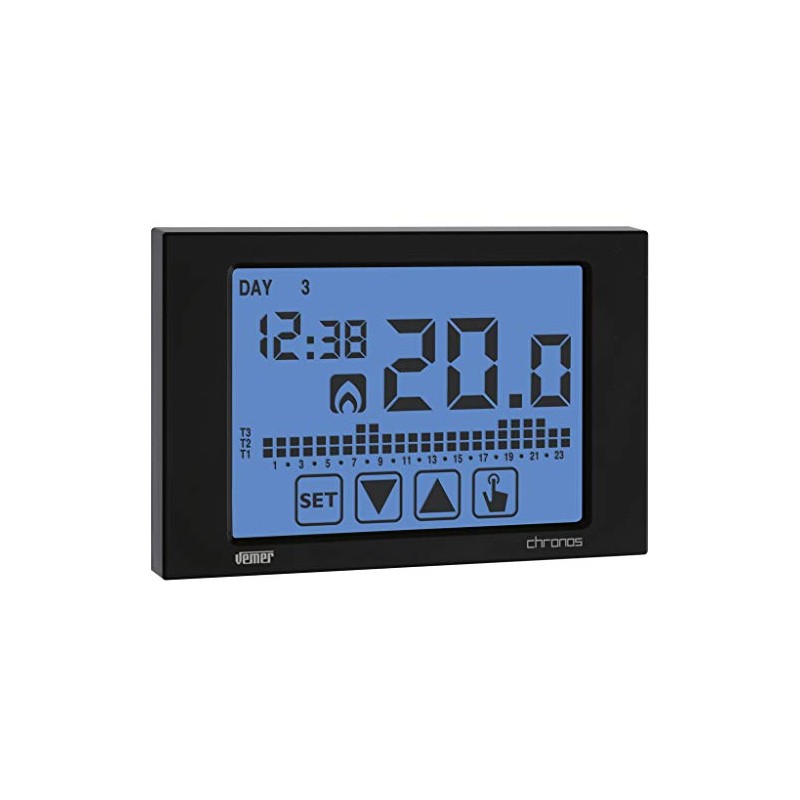 Vemer Chronos Touch Screen Wall Thermostat, VE452900