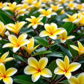 Live Tropical Yellow Plumeria Plant Cuttings, 10 Inches Long No Bloom, 2 Pack,