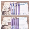 BAYTORY 8Pcs Cute Retractable Erasable Gel Pens, Blue and Black