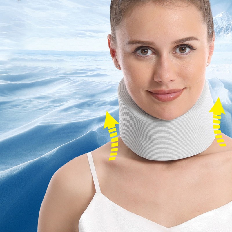 Cervical Collar with Neck Brace Cover Soft Breathable Neck Support