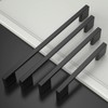 Amerdeco 10 Pack Matte Black Cabinet Pulls 7.5 Inch(192MM) Hole