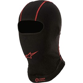 Alpinestars KX V2 Balaclava Balaclava Black Red Face Hood for Men & Women Balaclava for Outdoor Sports Cycling Motorcycle Driving One Size