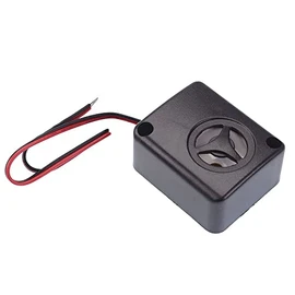 Miniature Piezo Siren 24V Flying Leads 110dB Compact Loud Alarm System Buzzer