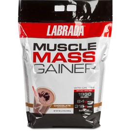 Labrada Nutrition Muscle Mass Gainer, Chocolate, 12 Pound