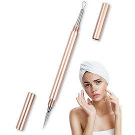 MYGLOAR Titan-Blutentnahmenadel, Akne-Entfernung, Mitesser-Entfernung, Akne-Quetschwerkzeug, Akne-Quetscher, Akne-Entferner, Mitesser-Entferner, Porenreiniger, Akne-Werkzeug, Akne-Nadel