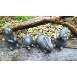 London Ornaments Rabbits set of 4