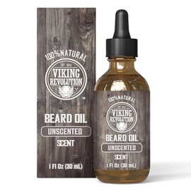 Best Beard Oil - All Natural Unscented Organic Argan  Jojoba Oils - Aids Beard Growth - Conditions and Strengthens Beards and Mustaches for Men by... 