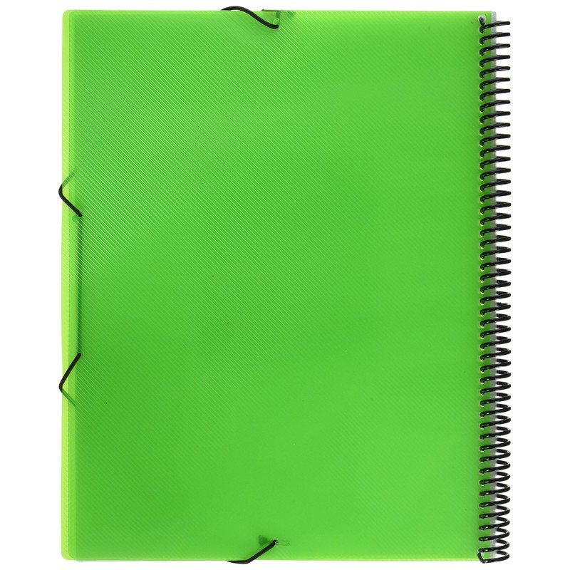grafoplas 39832220 – 20 Pockets Folder, A4, Tapas, PP Green