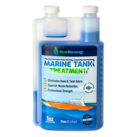 Marine Holding Tank Treatment | Powerful Enzymatic Black Water Digesting Liquid - Eliminates Tank Odor and Breaks Down Waste (33 oz)