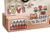 Desk Date Planner Integrated Molding Ring Table Calendar Ornaments for