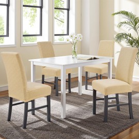 Alishomtll Stretch Chair Covers, Set of 4, Universal Chair Covers for Swing Chairs, Jacquard Dining Room Chairs Cover, Washable, Removable Chairs, Protection for Kitchen, Banquet, Wedding, Party