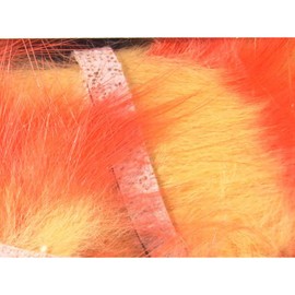 Hareline: Cross Cut Two Tone Rabbit Flesh Strips