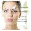 Set Masajeador Facial Jade Rodillo Gua Sha Piel Antiedad