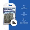 Hi-Seas Mini Double Barrel Copper Crimp Sleeves, 1.3 Millimeter Inside