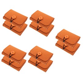 Healvian 10 Pcs Essential Oil Holder Bag Portable Small Storage Pouch for Travel Organizing Essential Oils Compact Design for Everyday Use for Aromatherapy Lovers