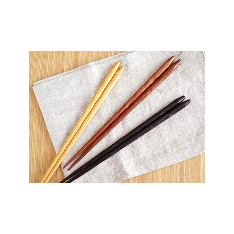 Tableware East Natural Wooden Chopsticks 8.9 inches (22.5 cm) Ebony