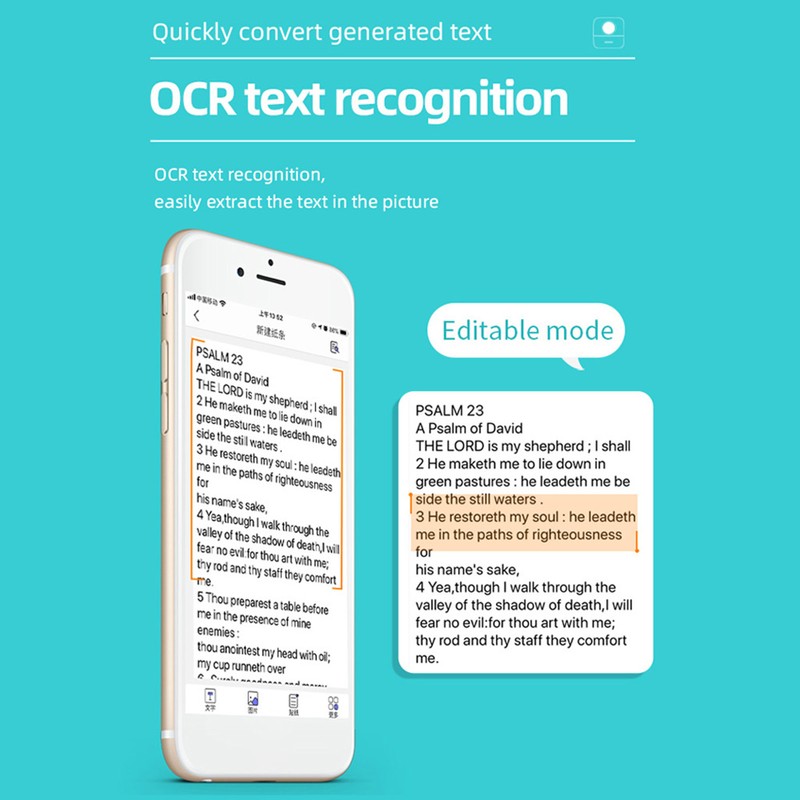 Portable Mini Pocket Printer Wireless BT Thermal Printer Photo Notes