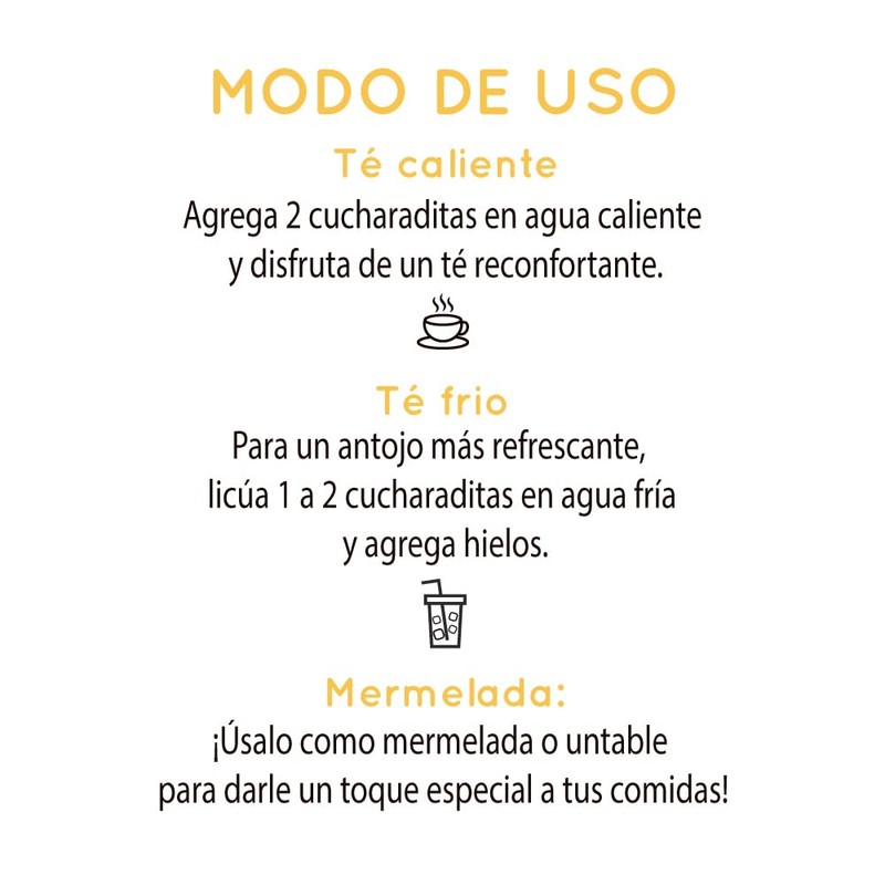 Jelly Tea, Té Natural en Gel con Naranja, Jengibre y