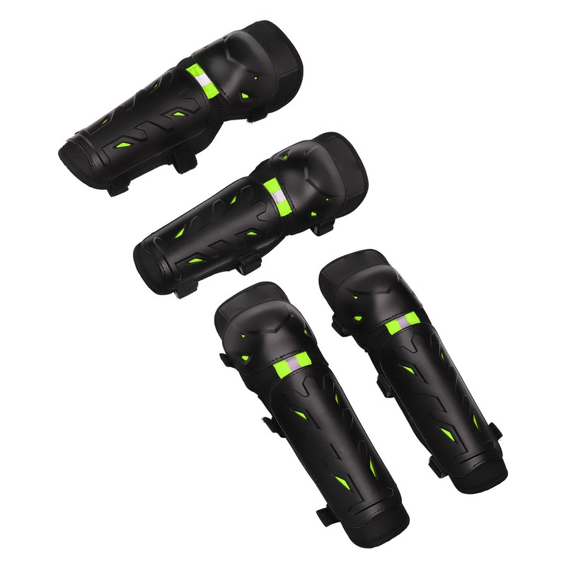 4PCS Knee Pads Elbow Pads Night Luminous Knee Protective Gear
