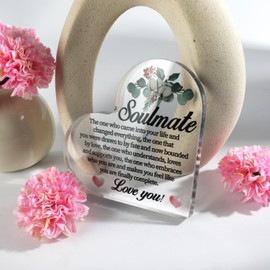 Modern Acrylic Plaque, Couple Gift for Girlfriend, Unique Home Decor Decoration, Ideal for Birthday, Friend, Mum, Dad, Grandma, Sister and Special Thank You Gifts, Gifts for Girlfriend, Gifts for Her