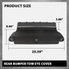 G-PLUS Rear Bumper Hitch Receiver Cover Tow Eye Compatible with