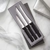 RADA Cooking Essentials Knife Starter Gift 3 Piece Black Handled