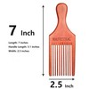 MANETURAL Beard Pick for Men 7" Handmade Afro Hair Comb