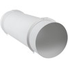150 mm, 2 pieces pipe clamp for round ventilation pipe,