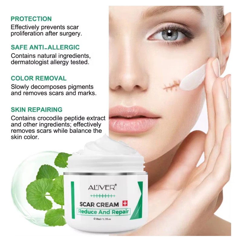 Crema Reduce Cicatriz Queloide Promueve Regeneracion Celular Neutral