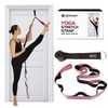 Yoga Strap with Loops and Door Anchor – Stretching Straps