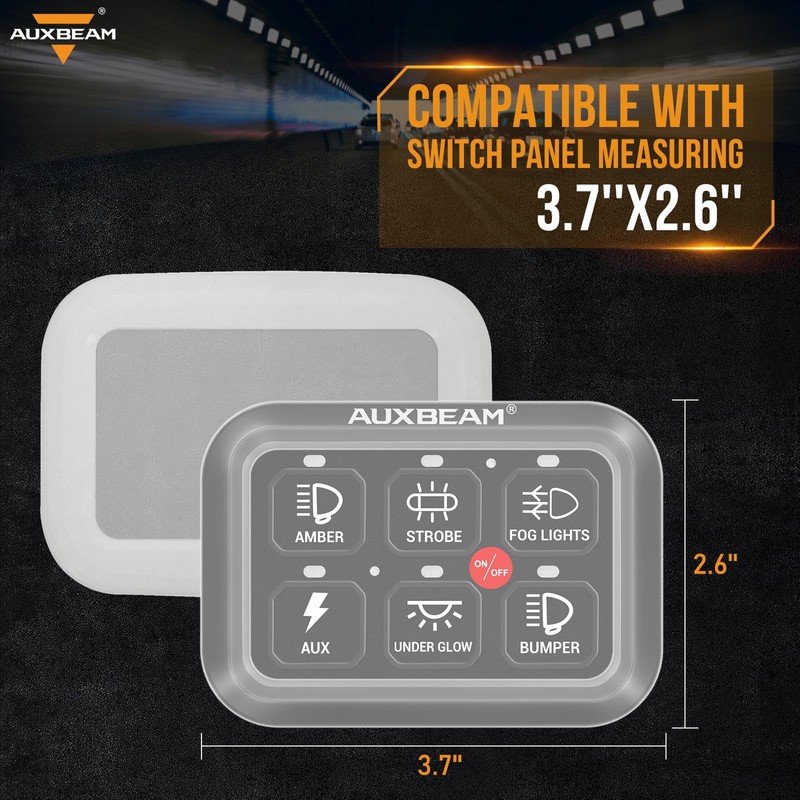 Auxbeam - Funda protectora impermeable de PVC para panel de